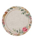 4 Sets de table Couronne de Noël circulaires - D.40 cm