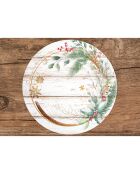 4 Sets de table Bois circulaires - D.40 cm