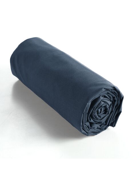 Drap housse Ambre bleu foncé