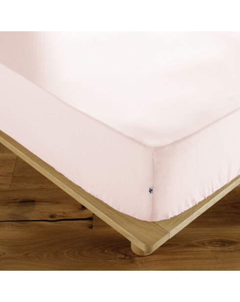 Drap housse Ambre rose clair