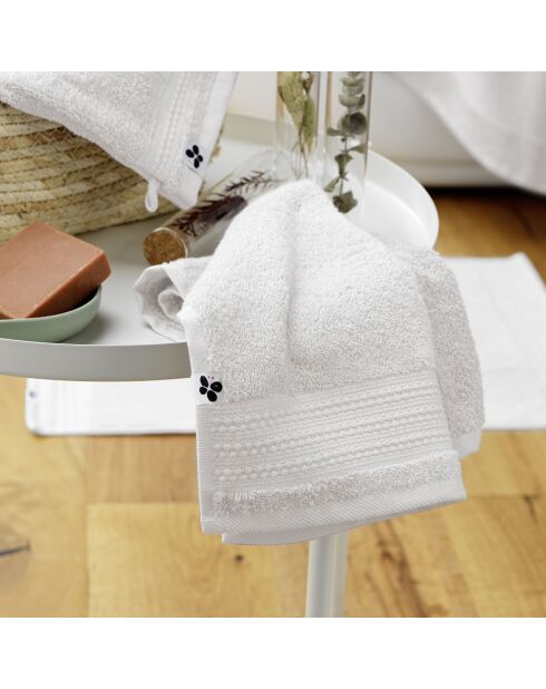 Serviette invité Garance blanche