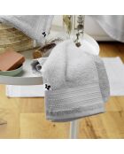 Serviette invité Garance grise