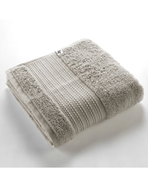 Serviette de toilette Garance taupe