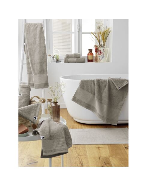Drap de bain Garance taupe