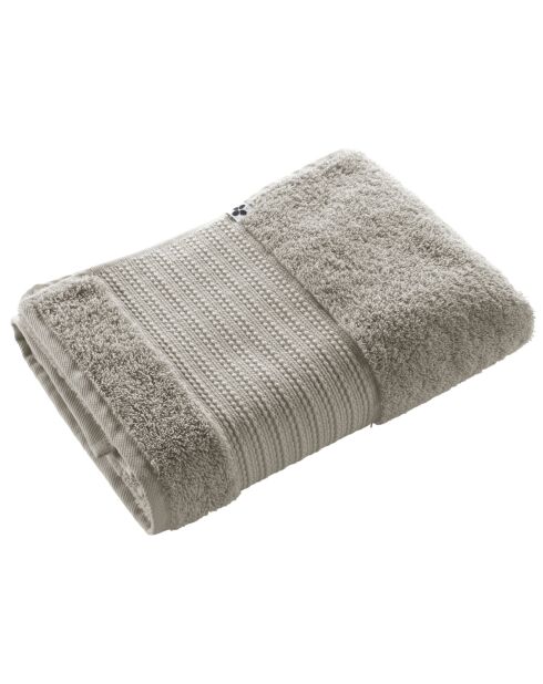 Drap de douche Garance Argile taupe