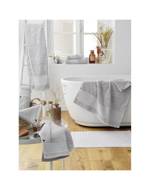Drap de douche Garance Nuage gris