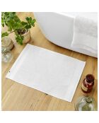 Tapis de bain Garance blanc