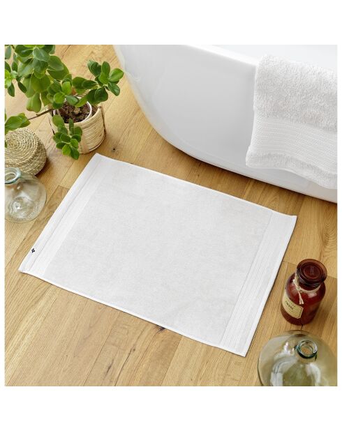 Tapis de bain Garance blanc