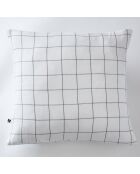 Taie d'oreiller Gaze de coton Gaïa Match blanche