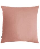 Taie d'oreiller Gaze de coton Gaïa Match rose