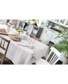 Nappe rectangle Gaze de coton Gaïa grise
