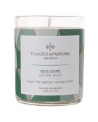 Bougie végétale parfumée Bois Doré - 1 mèche 40h