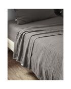 Drap plat Gaïa anthracite