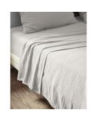 Drap plat Gaïa gris