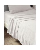 Drap plat Gaïa blanc