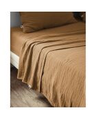 Drap plat Gaïa marron