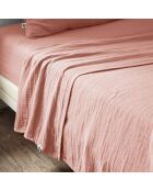 Drap plat Gaïa rose
