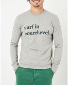 Sweat Surf in Courchevel gris foncé