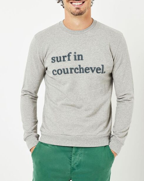 Sweat Surf in Courchevel gris foncé