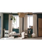 Coussin déhoussable Velours de coton César naturel