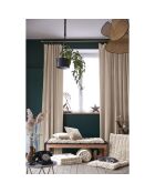 Coussin de sol Velours de coton César Pampa naturel