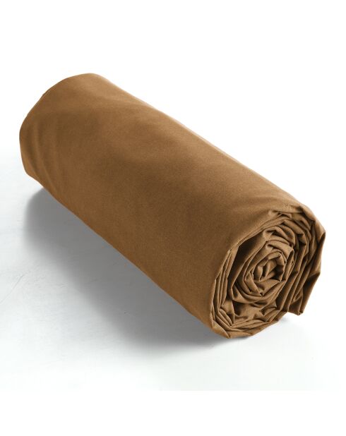 Drap housse Ambre marron