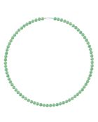 Collier Argent Rhodié & Aventurine