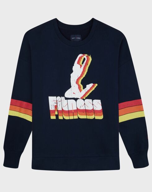 Sweat Fitness bleu foncé