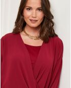 Top Olivia rouge bordeaux