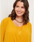 Top Olivia jaune safran