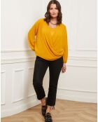 Top Olivia jaune safran