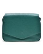 Sac bandoulière en Cuir vert - 20x25.5x14 cm