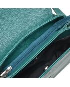 Sac bandoulière en Cuir vert - 20x25.5x14 cm