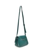 Sac bandoulière en Cuir vert - 20x25.5x14 cm