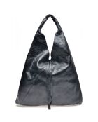 Sac hobo en Cuir noir - 37x46 cm