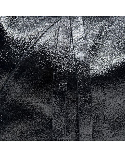 Sac hobo en Cuir noir - 37x46 cm