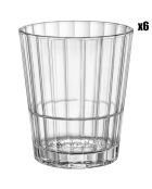 6 Verres Oxford Rocks transparents - 31 cl