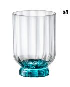 4 Verres Florian Dof transparents - 37.5 cl