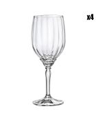 4 Verres à vin blanc & Spritz Florian transparents - 38 cl