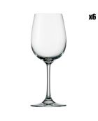 6 Verres à vin blanc Weinland en cristal transparents - 29 cl