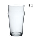 12 transparente Nonix Biergläser - 58 cl