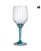 4 Verres à vin blanc & Spritz Florian transparents - 38 cl