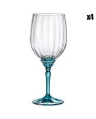 4 Verres à vin rouge Florian transparents - 53 cl