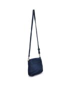 Sac bandoulière en Cuir bleu - 20.5x20.5x6 cm