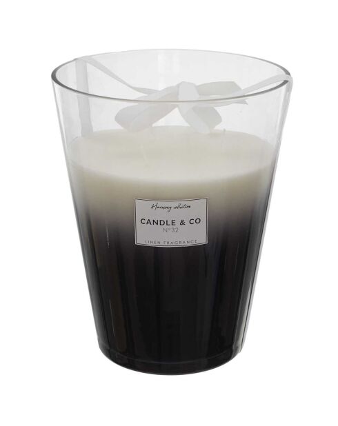 Vela aromática Vase Harmony Fresh linen - 120h