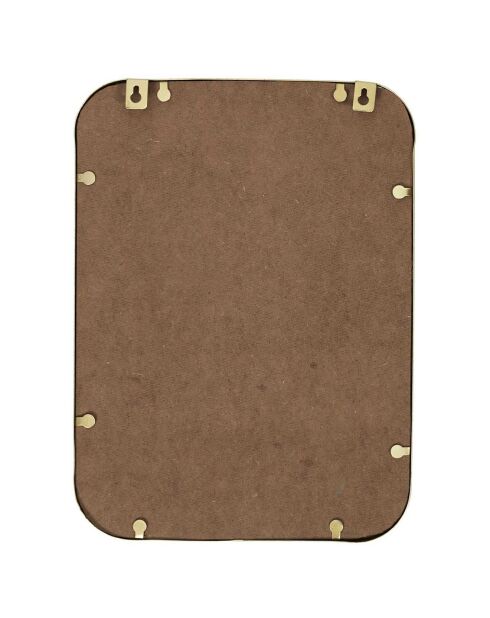 3 Miroirs assortis contour doré - 25x34 cm