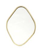 3 Miroirs assortis contour doré - 25x34 cm