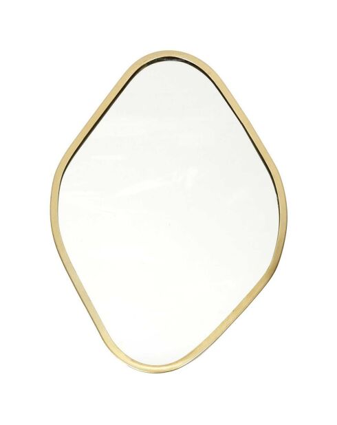 3 Miroirs assortis contour doré - 25x34 cm