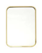 3 Miroirs assortis contour doré - 25x34 cm