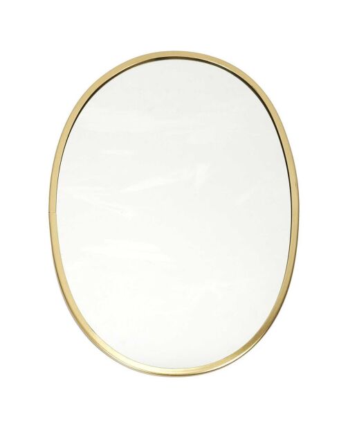 3 Miroirs assortis contour doré - 25x34 cm
